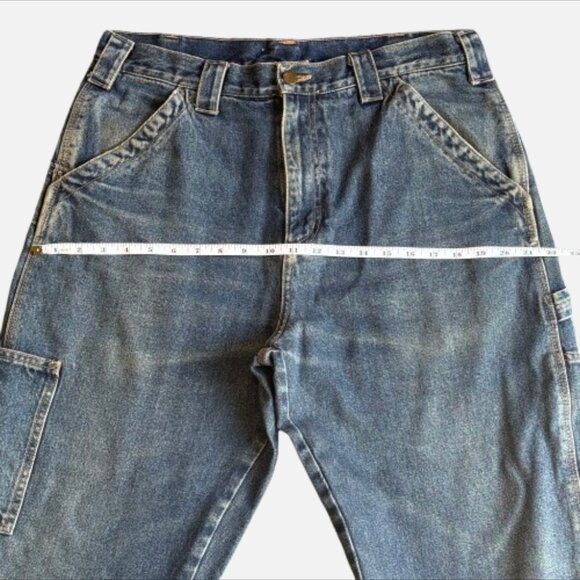 Smith's Workwear Plaid Lined Carpenter Men's Jeans (Size 34 x 30) - Picture 7 of 16